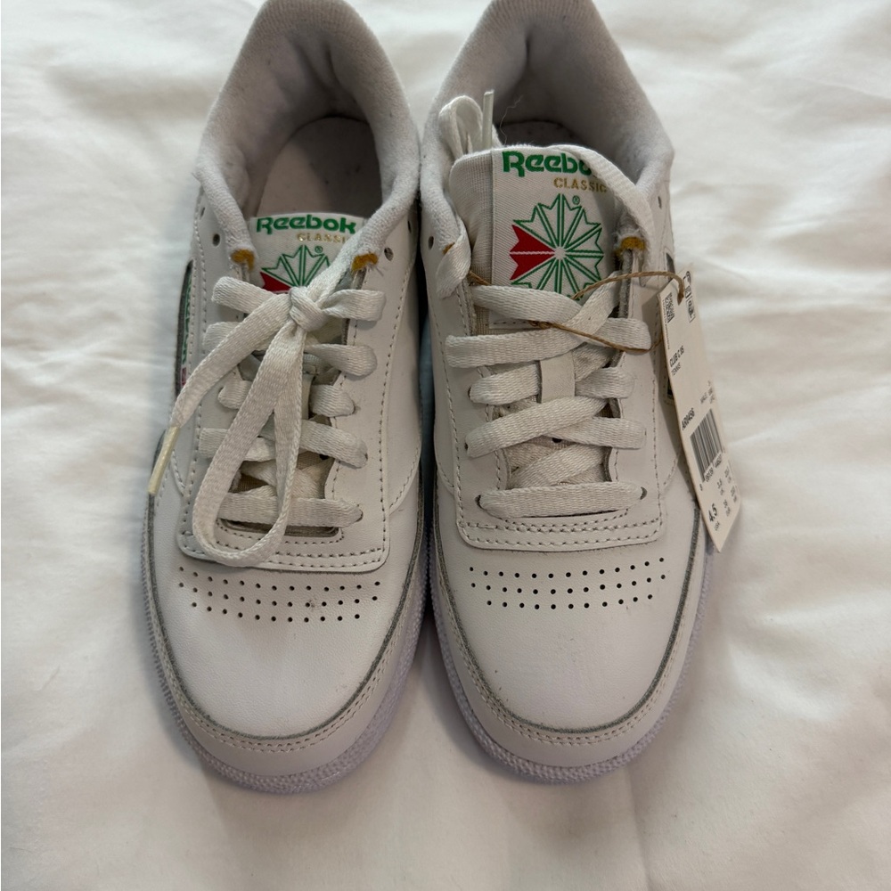 Reebok Kids Classic White Sneakers